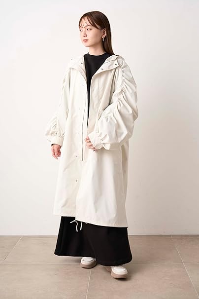 エミ新品⭐️2点セット撥水レイヤードモッズコートマウンテンパーカーベストライナー Amazon | [エミ] 撥水レイヤードモッズコート 13WFC251002 レディース